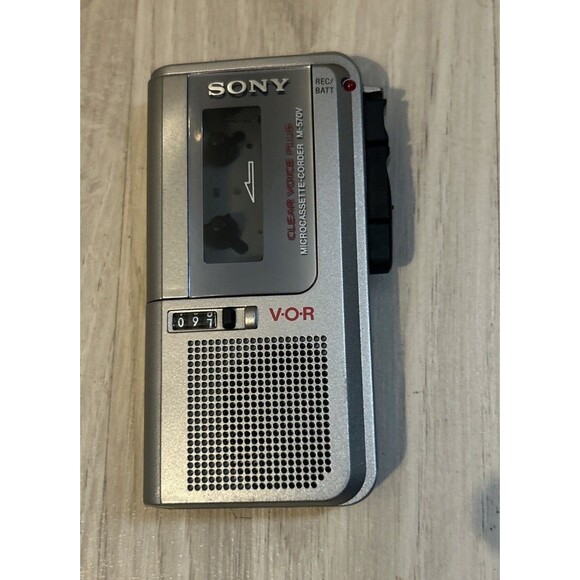 Sony Clear Voice Plus Microcassette M-570V For PARTS/REPAIR ONLY - Picture 1 of 6